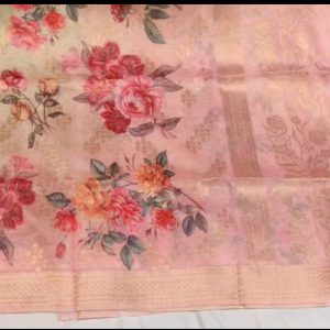 Floral Print Designer Saree