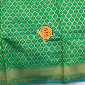 Chanderi Green Traditional Saree