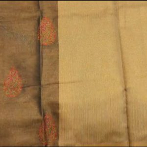 Linen Tissue Designer Saree