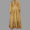 Golden Anarkali Ethnic Gown