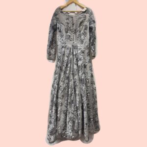 Grey Party Wear Gown