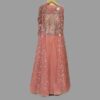 Movish Net Ethnic Gown With Shrug