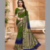 Mehendi Green Silk Saree