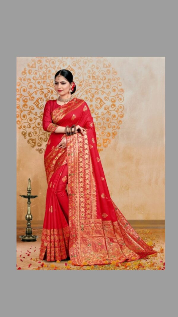 Red Silk Saree