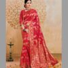 Red Silk PartyWear Saree