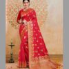 Red Silk Wedding Wear Saree